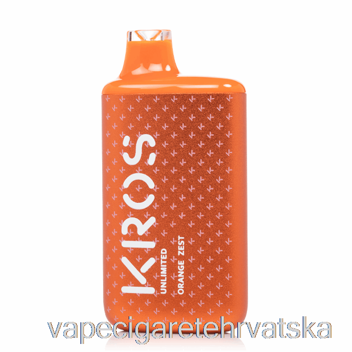 Vape Hrvatska Kros Unlimited 6000 Disposable Orange Zest